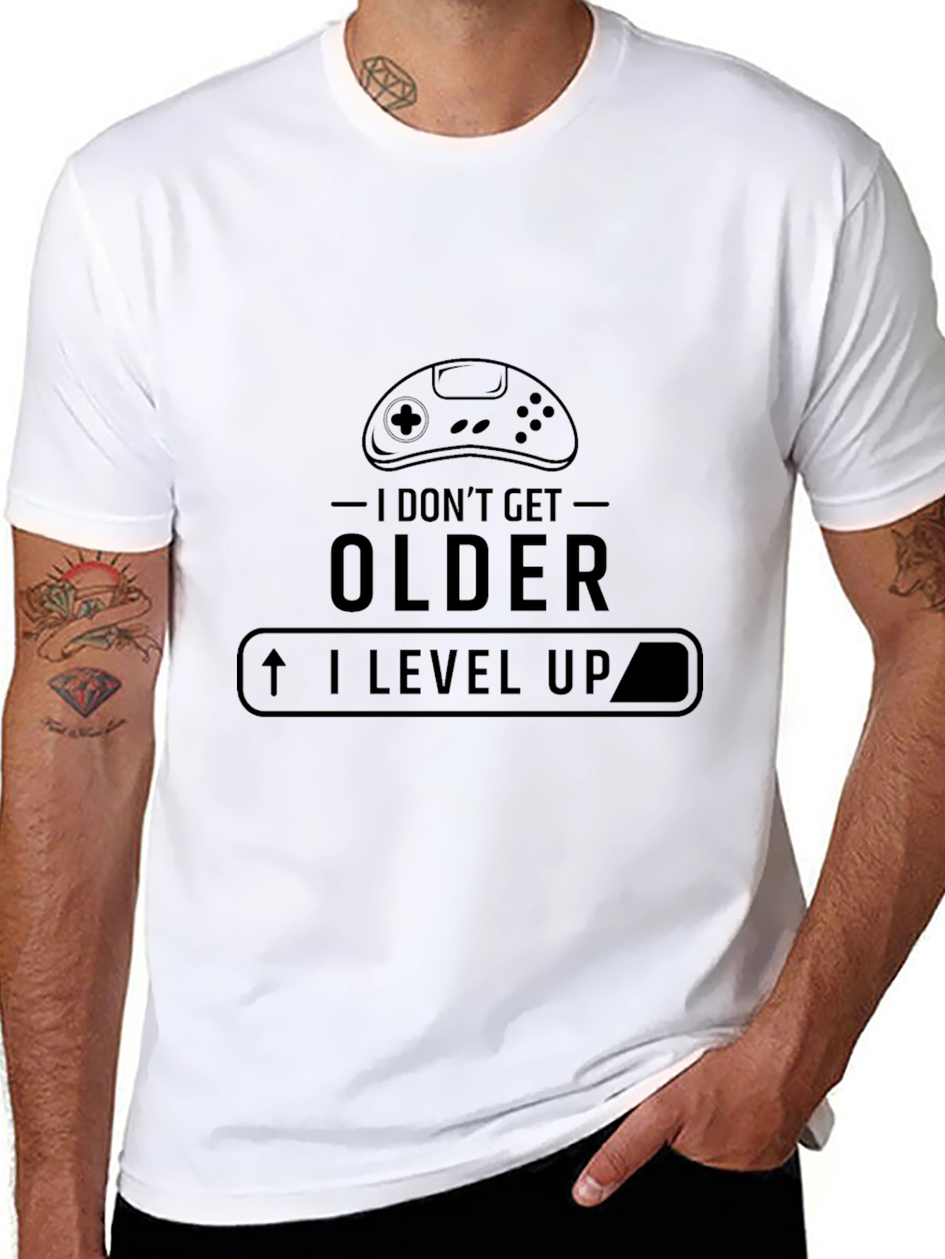 I Dont Get Older I Level Up Gaming T-Shirt