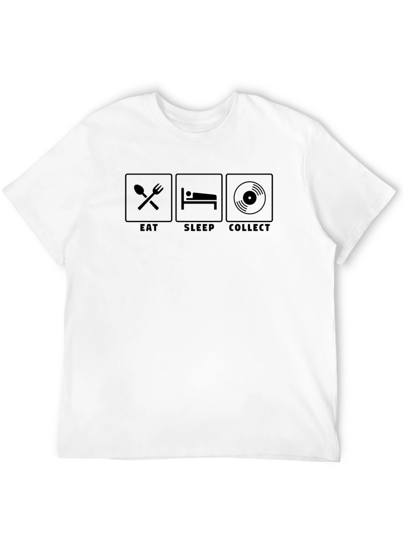 Eat Sleep Collect Record T-Shirt