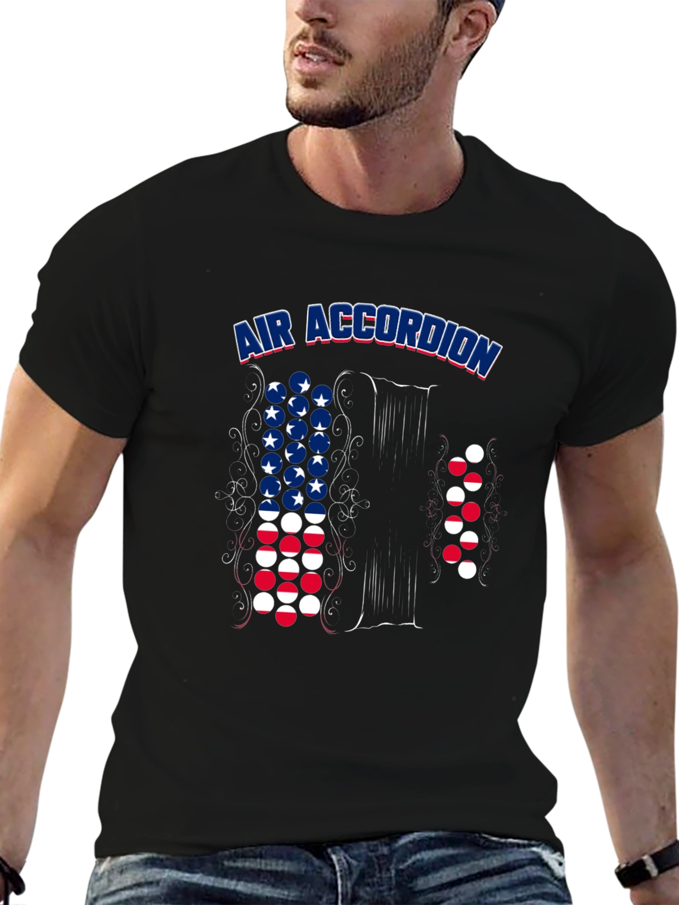 Air Accordion Patriotic T-Shirt
