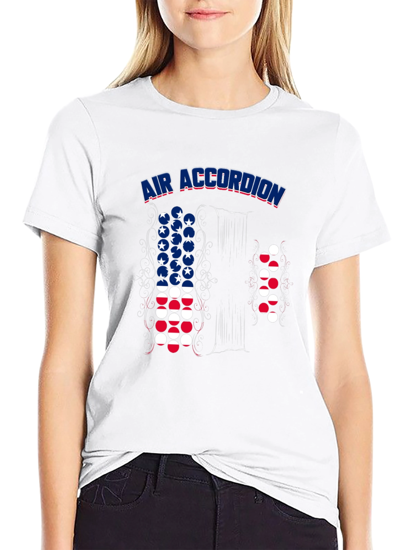Air Accordion Patriotic T-Shirt
