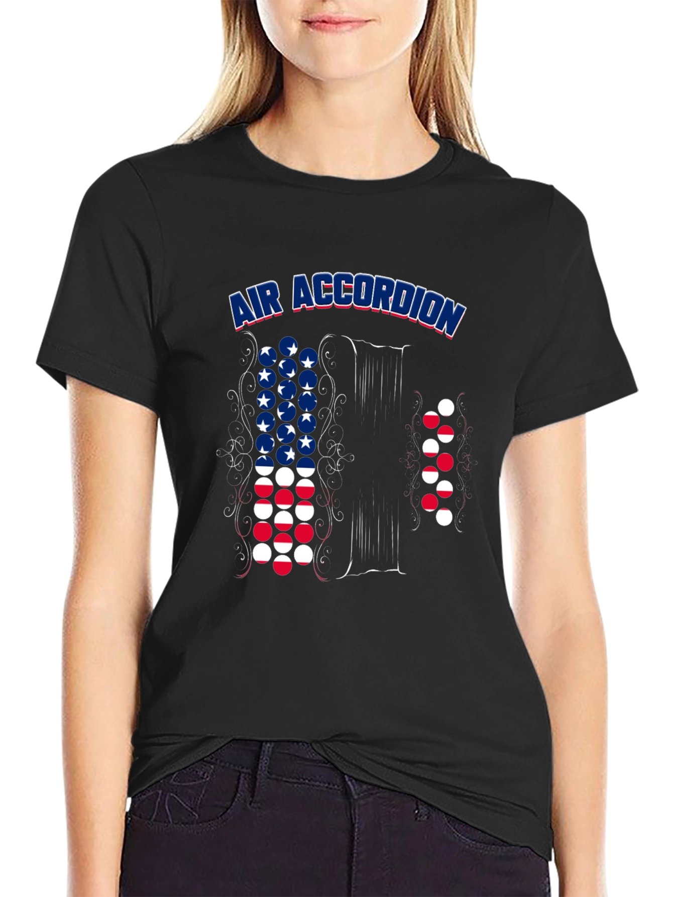 Air Accordion Patriotic T-Shirt