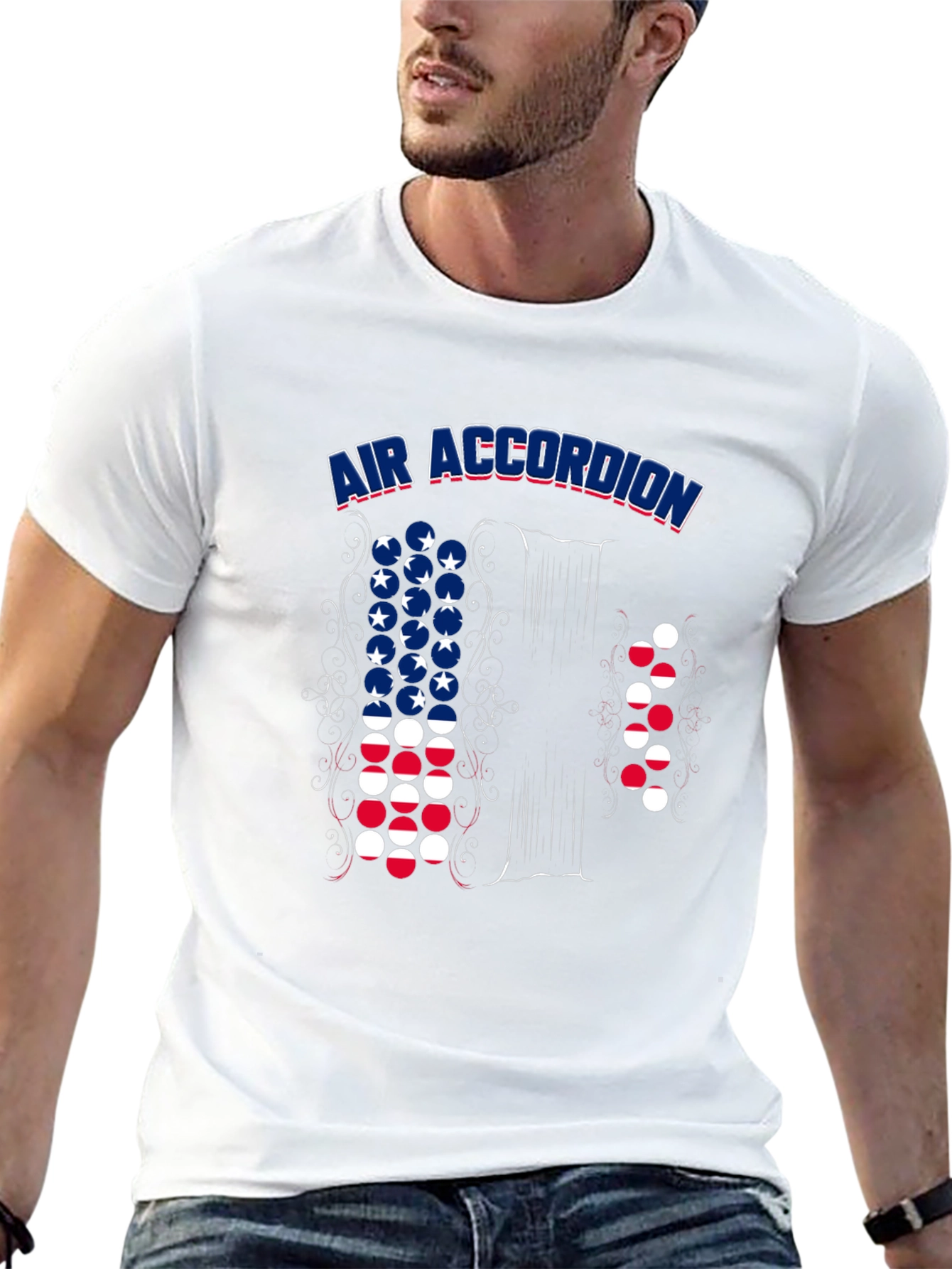 Air Accordion Patriotic T-Shirt