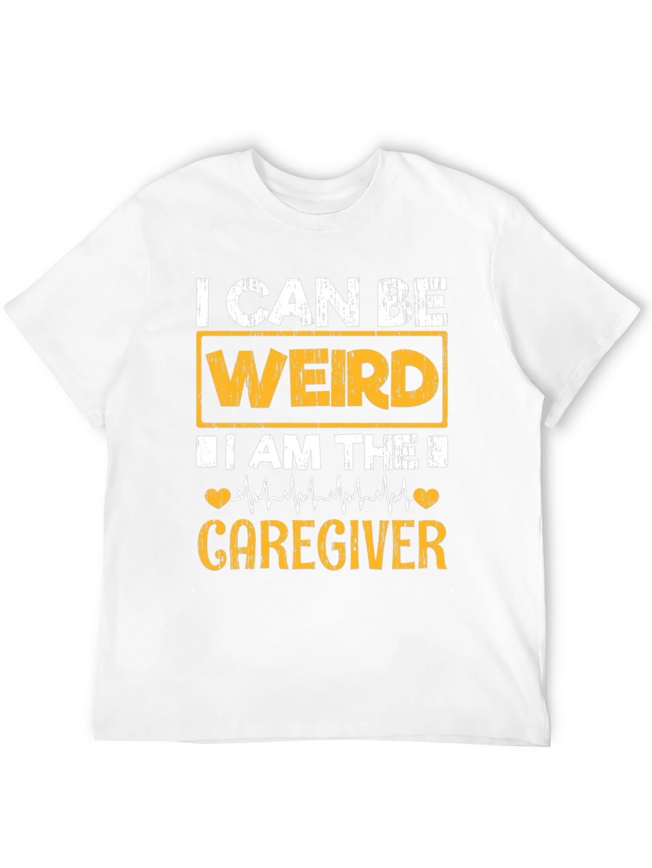 Weird Caregiver Black T-Shirt