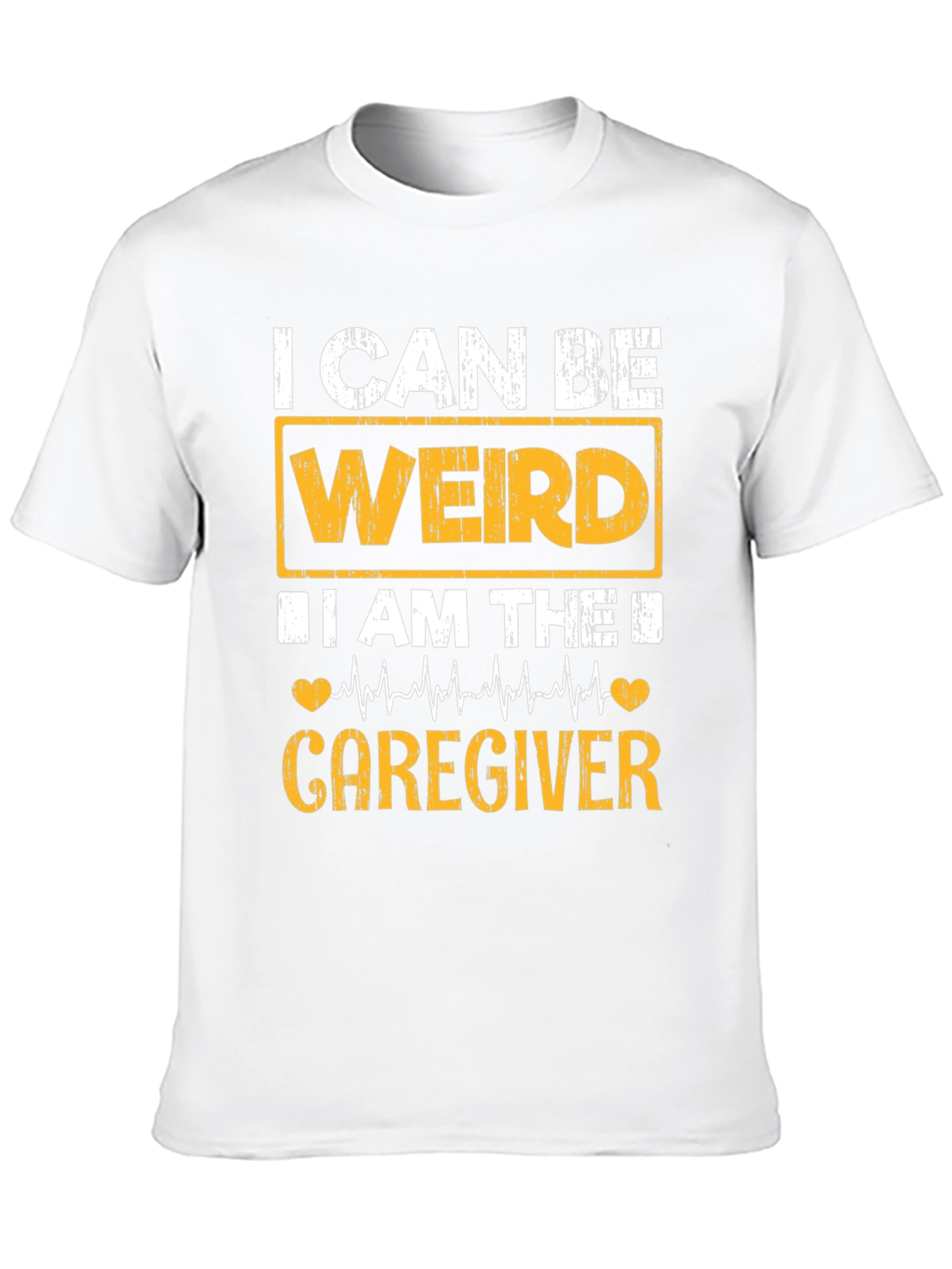 Weird Caregiver Black T-Shirt