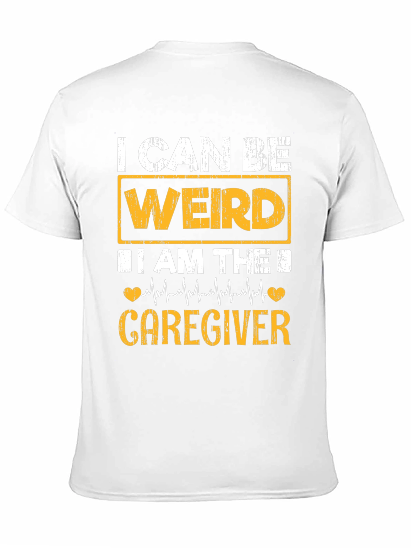 Weird Caregiver Black T-Shirt