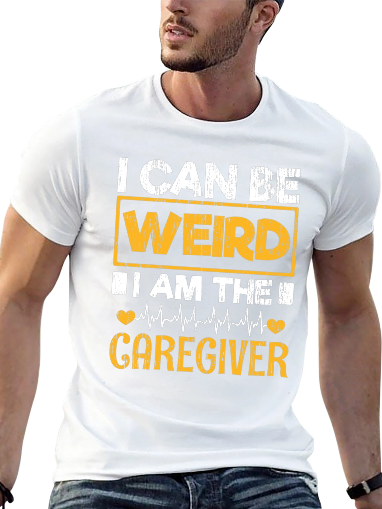 Weird Caregiver Black T-Shirt