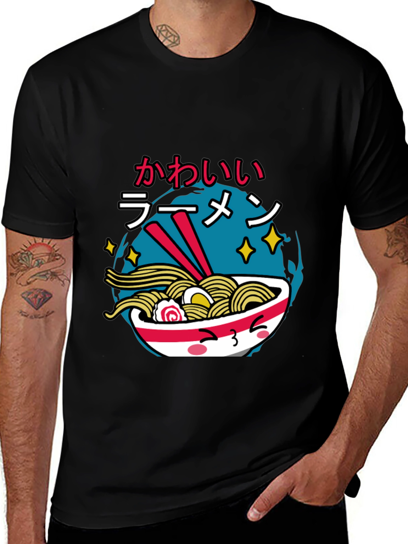 Kawaii Ramen T-Shirt - Cute Japanese Noodle Bowl Tee
