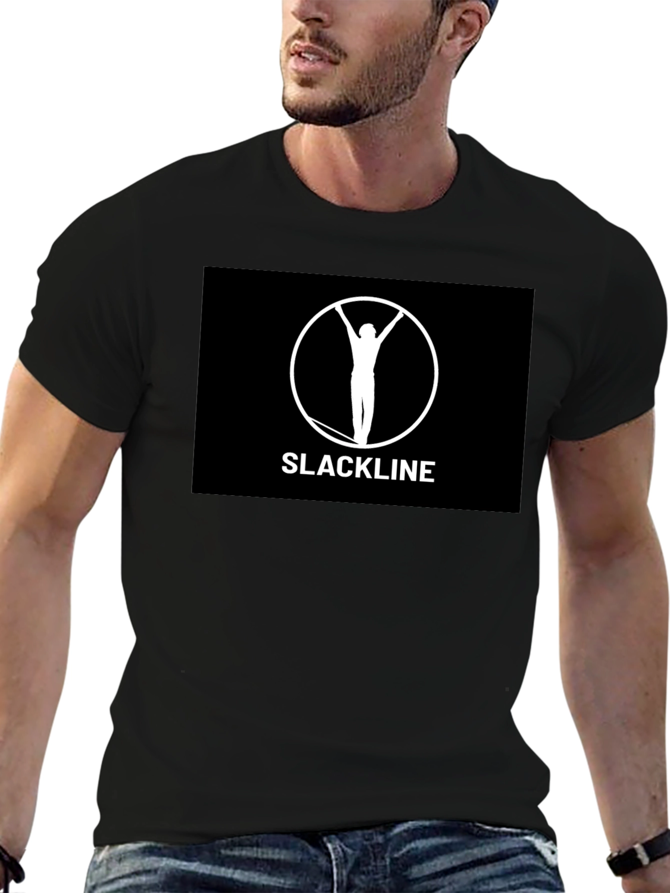 Slackline T-Shirt: Balance & Adventure