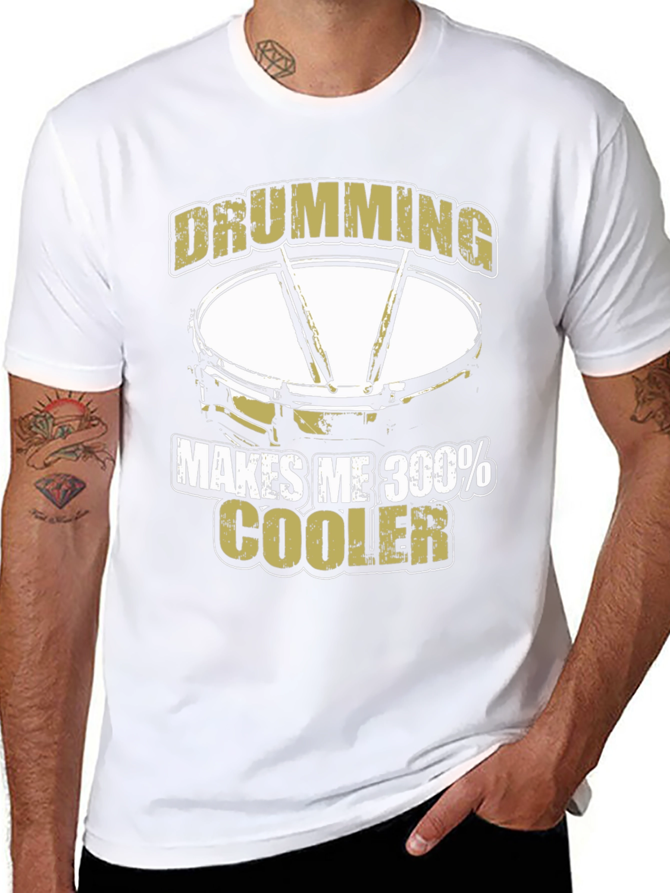 Drumming Makes Me 300% Cooler T-Shirt