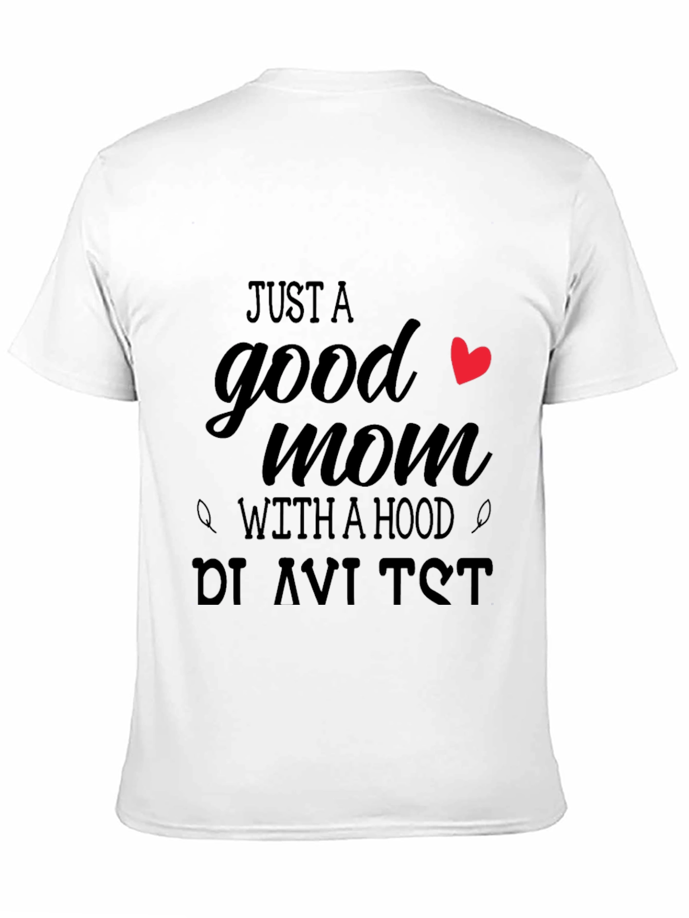 Good Mom With a Hood Black T-Shirt