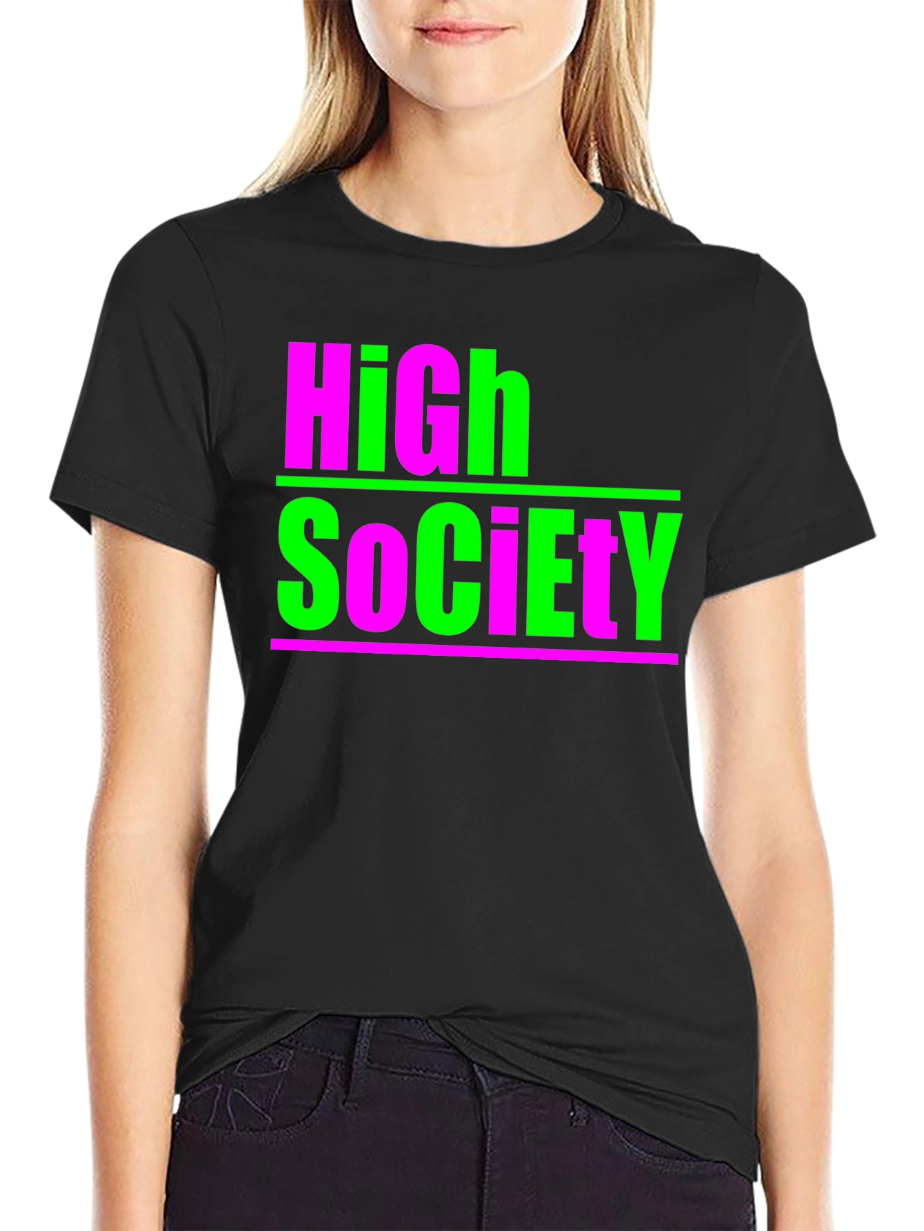 High Society Graphic Tee - Bold & Unique Style