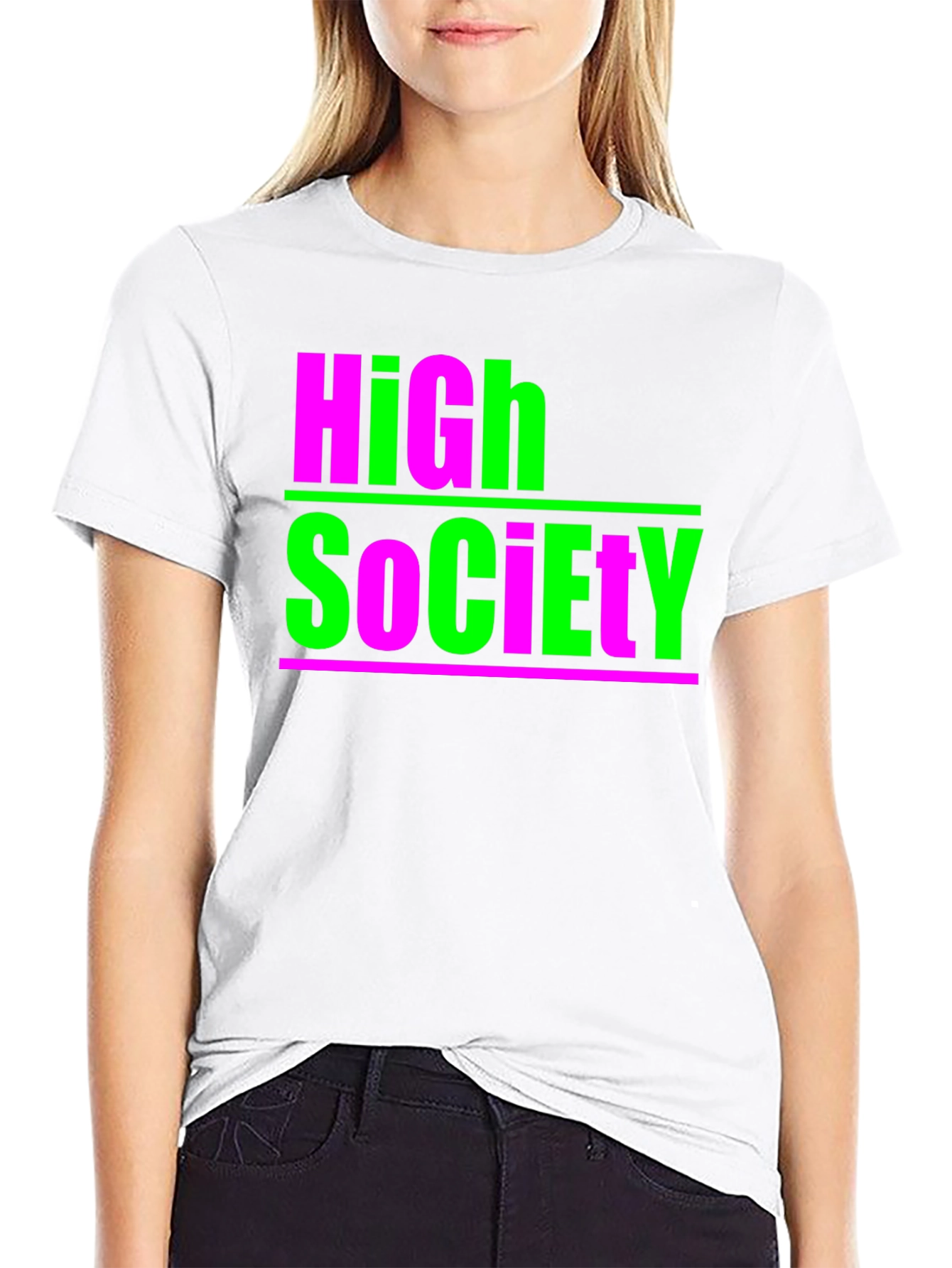 High Society Graphic Tee - Bold & Unique Style