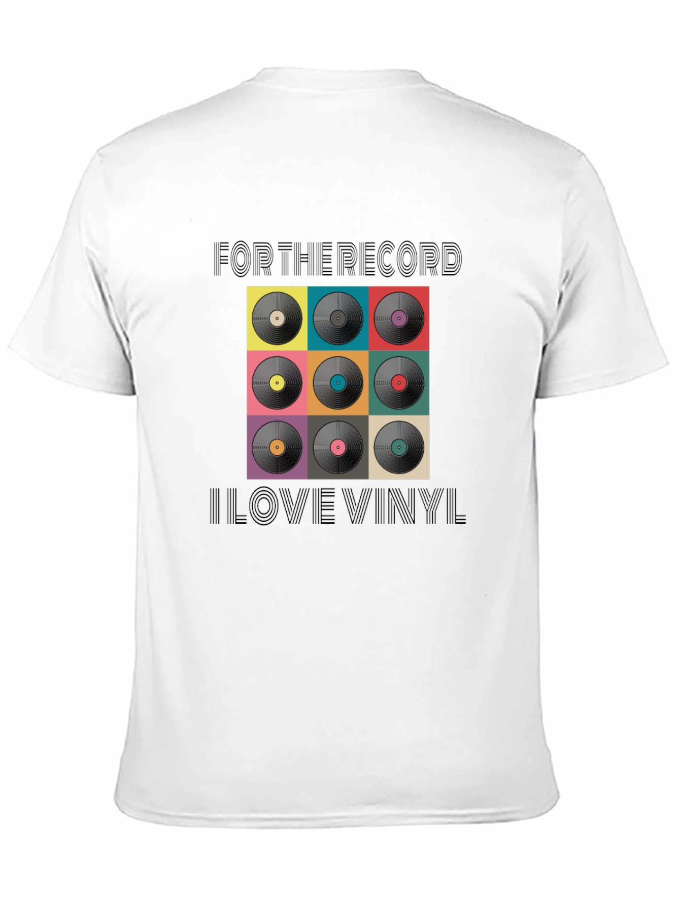 Retro Vinyl Record Graphic T-Shirt