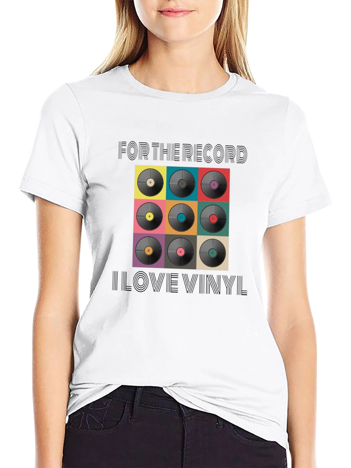 Retro Vinyl Record Graphic T-Shirt