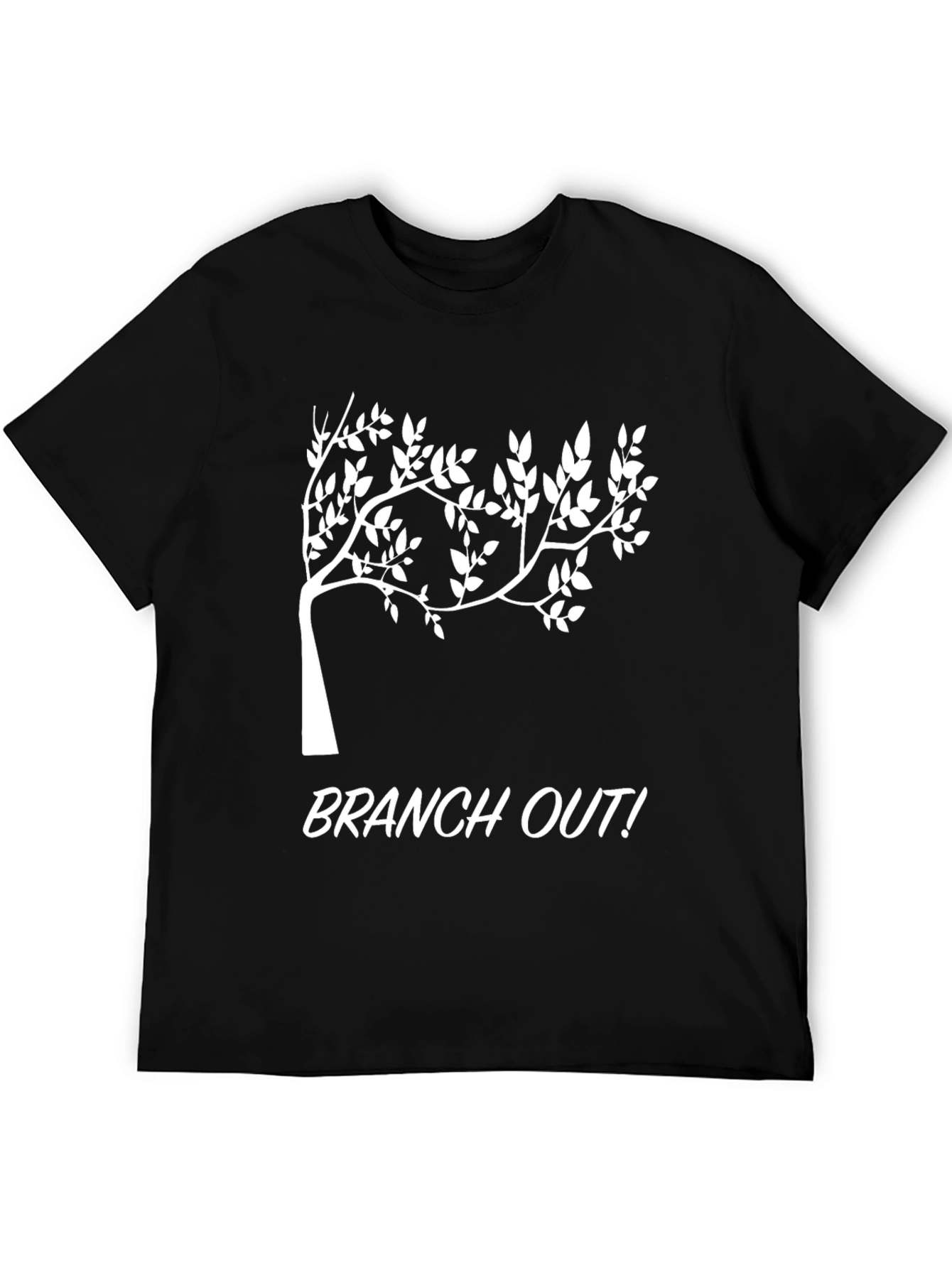 Branch Out Black Graphic T-Shirt