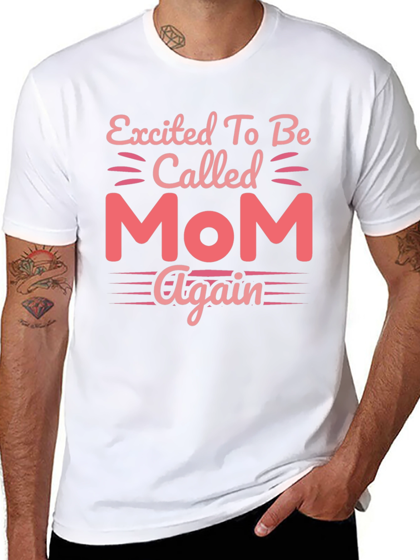 Excited To Be Called Mom Again T-Shirt