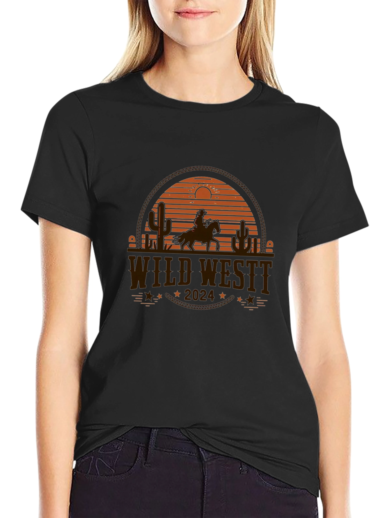 Wild West 2024 Graphic Tee - Western Style