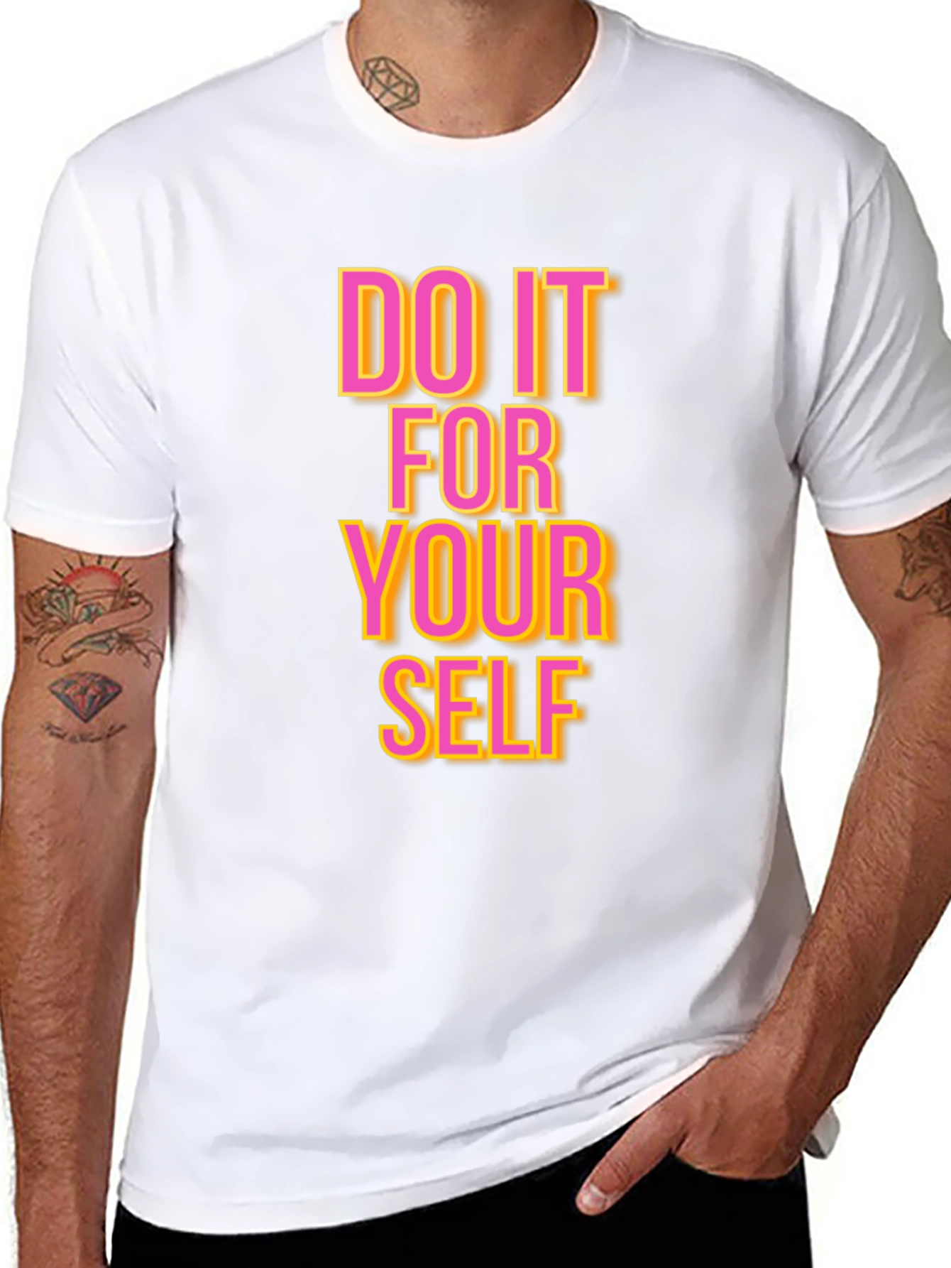 Motivational Graphic Tee: Do It For Yourself T-Shirt