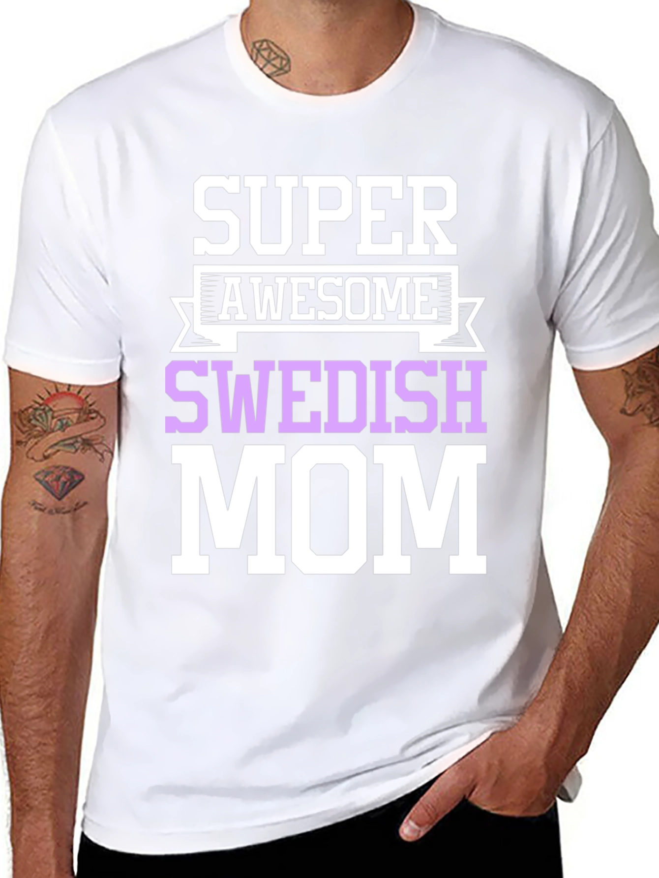 Super Awesome Swedish Mom T-Shirt