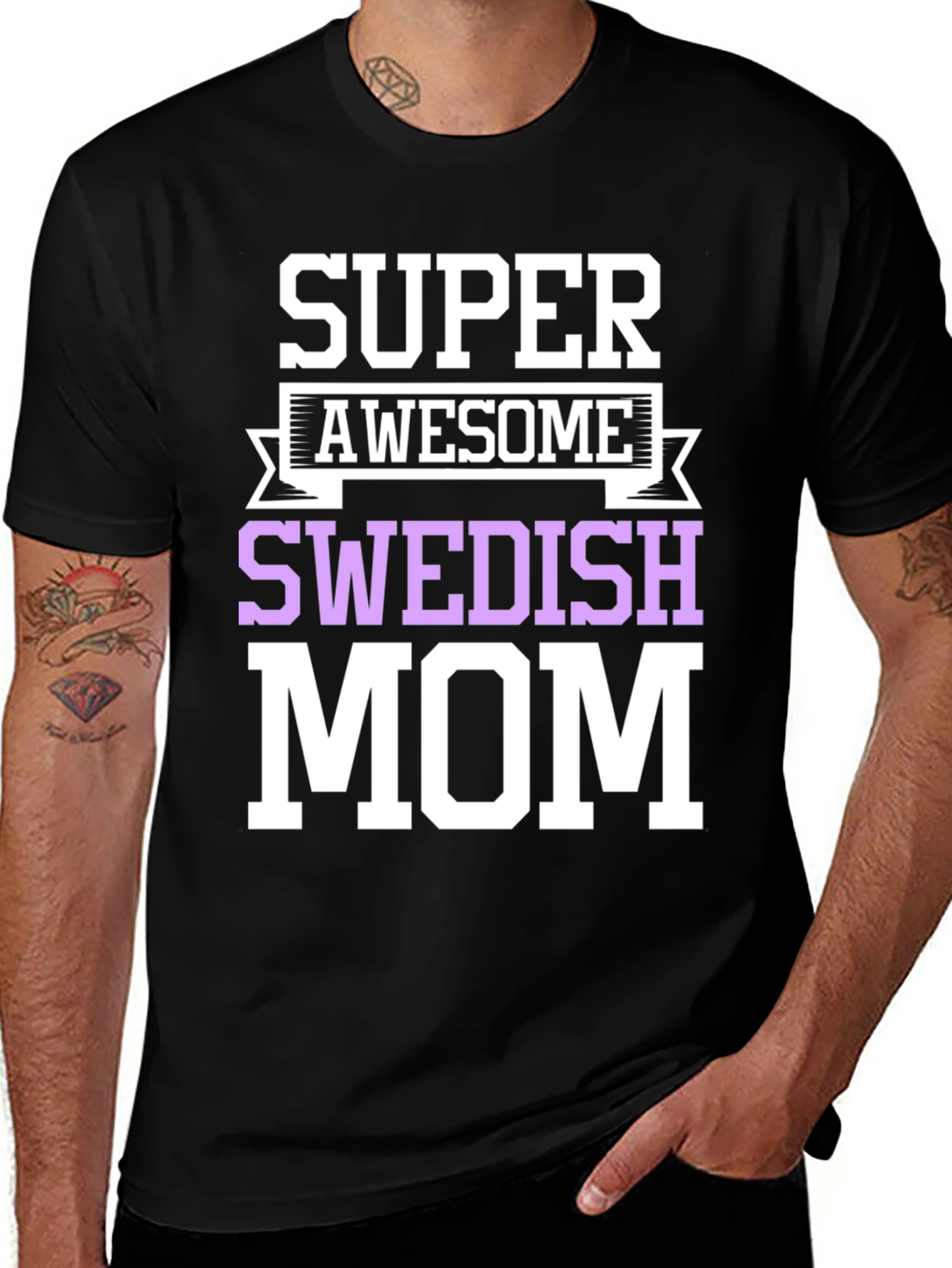 Super Awesome Swedish Mom T-Shirt