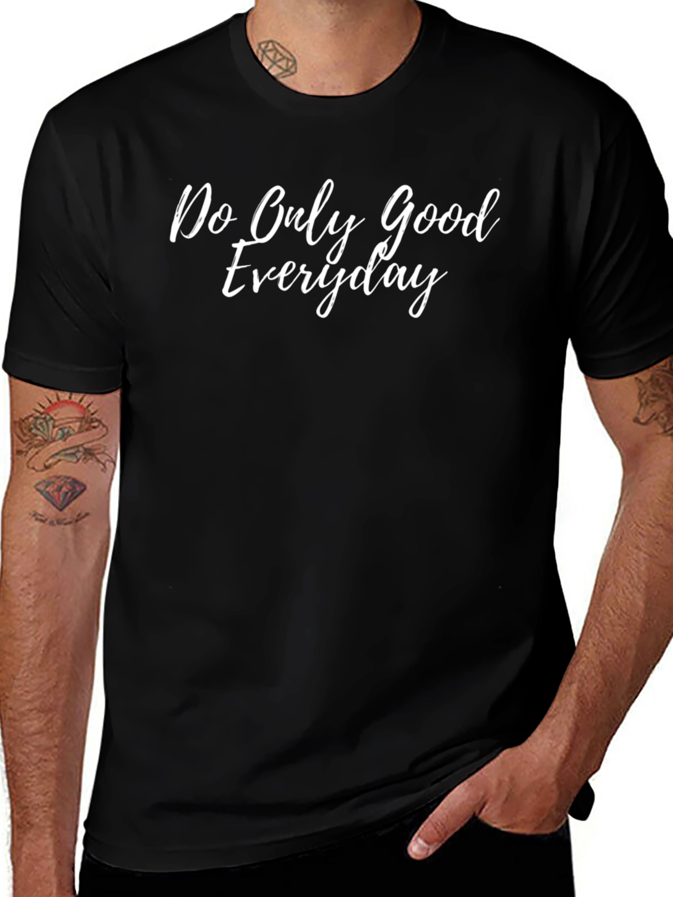 Do Only Good Everyday Black T-Shirt