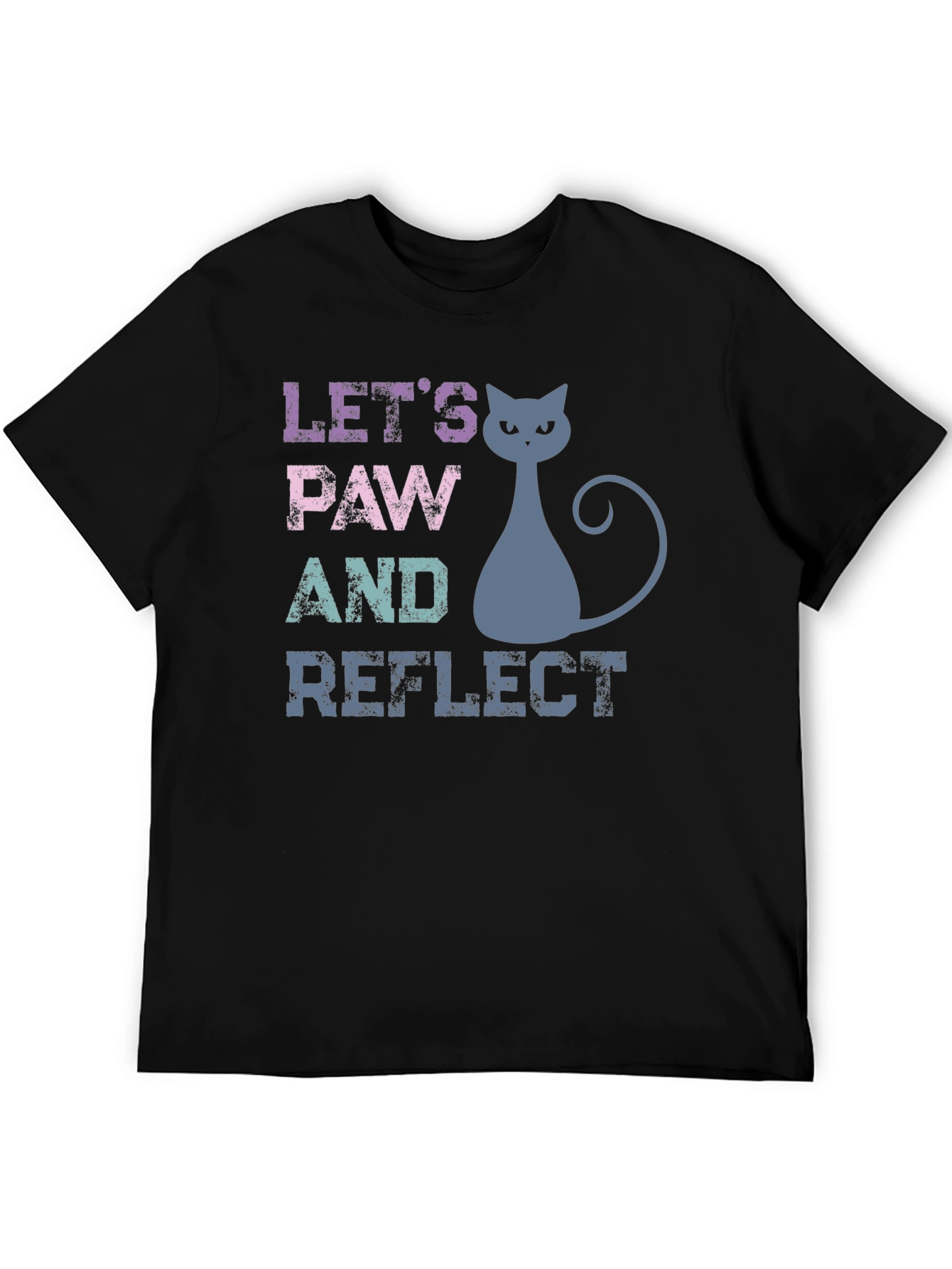 Lets Paw and Reflect Cat T-Shirt