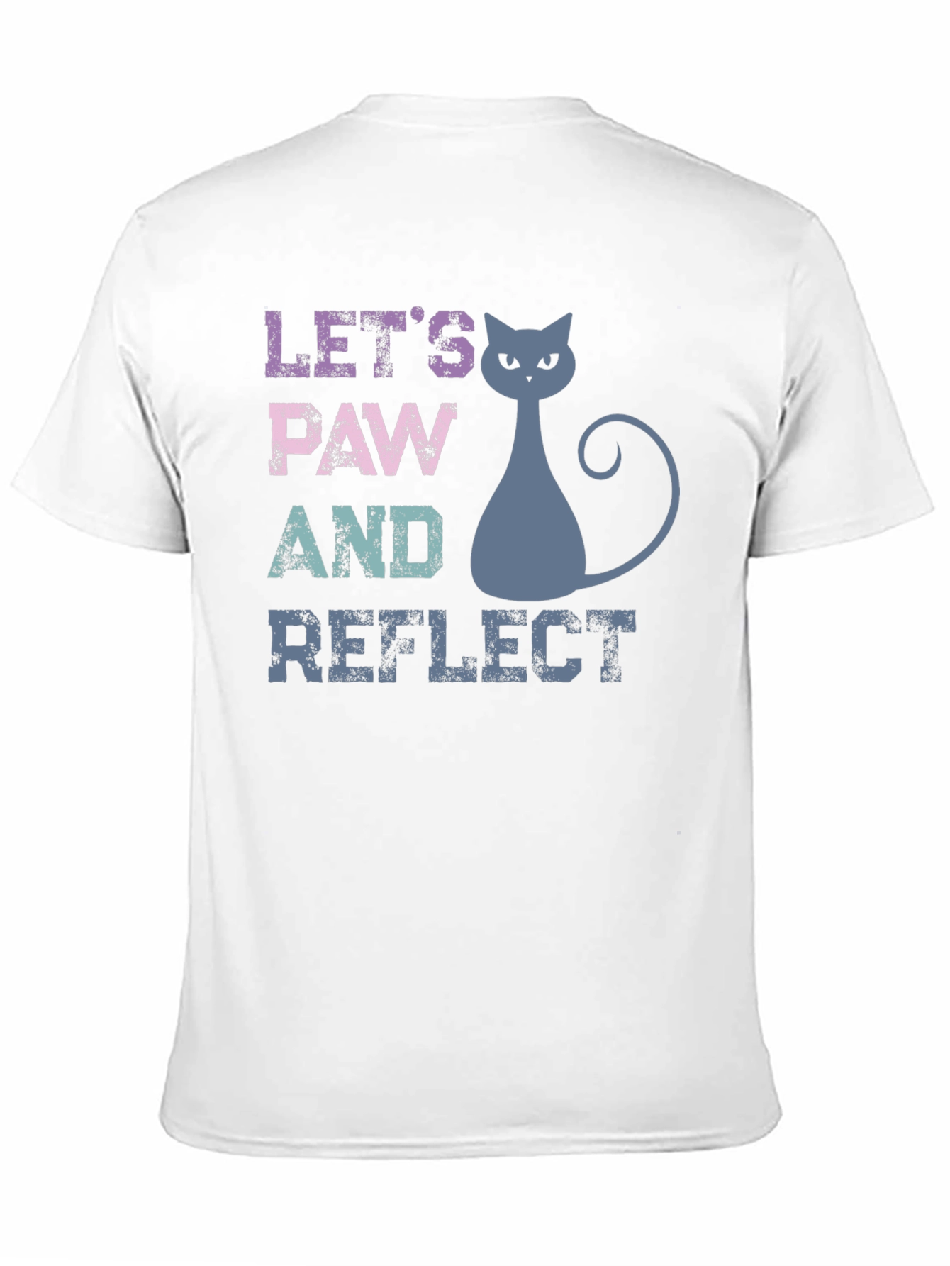 Lets Paw and Reflect Cat T-Shirt