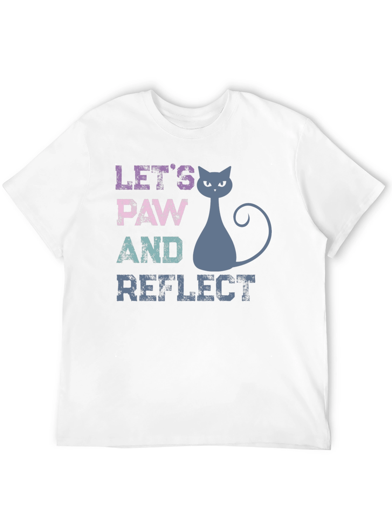 Lets Paw and Reflect Cat T-Shirt