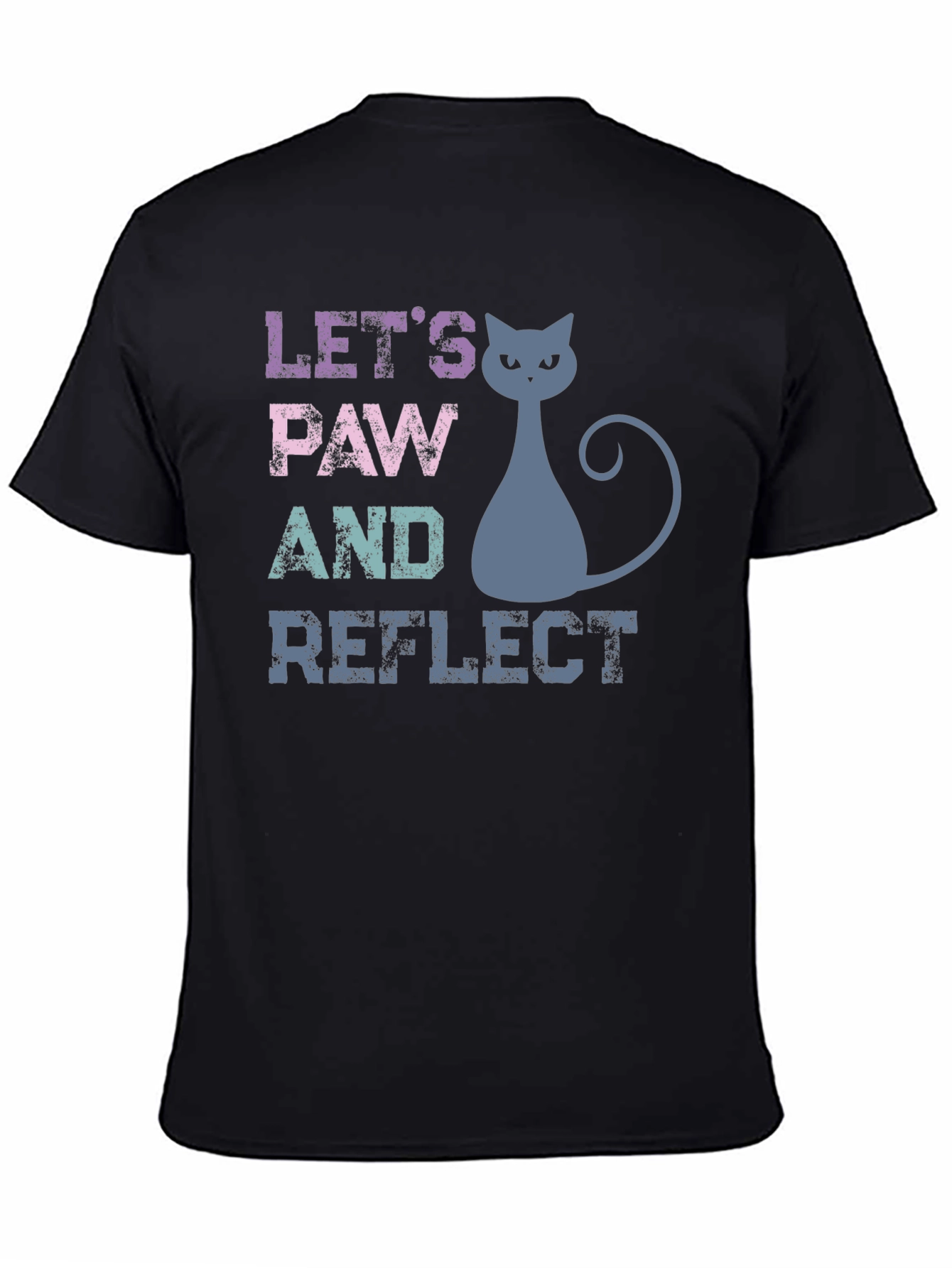 Lets Paw and Reflect Cat T-Shirt