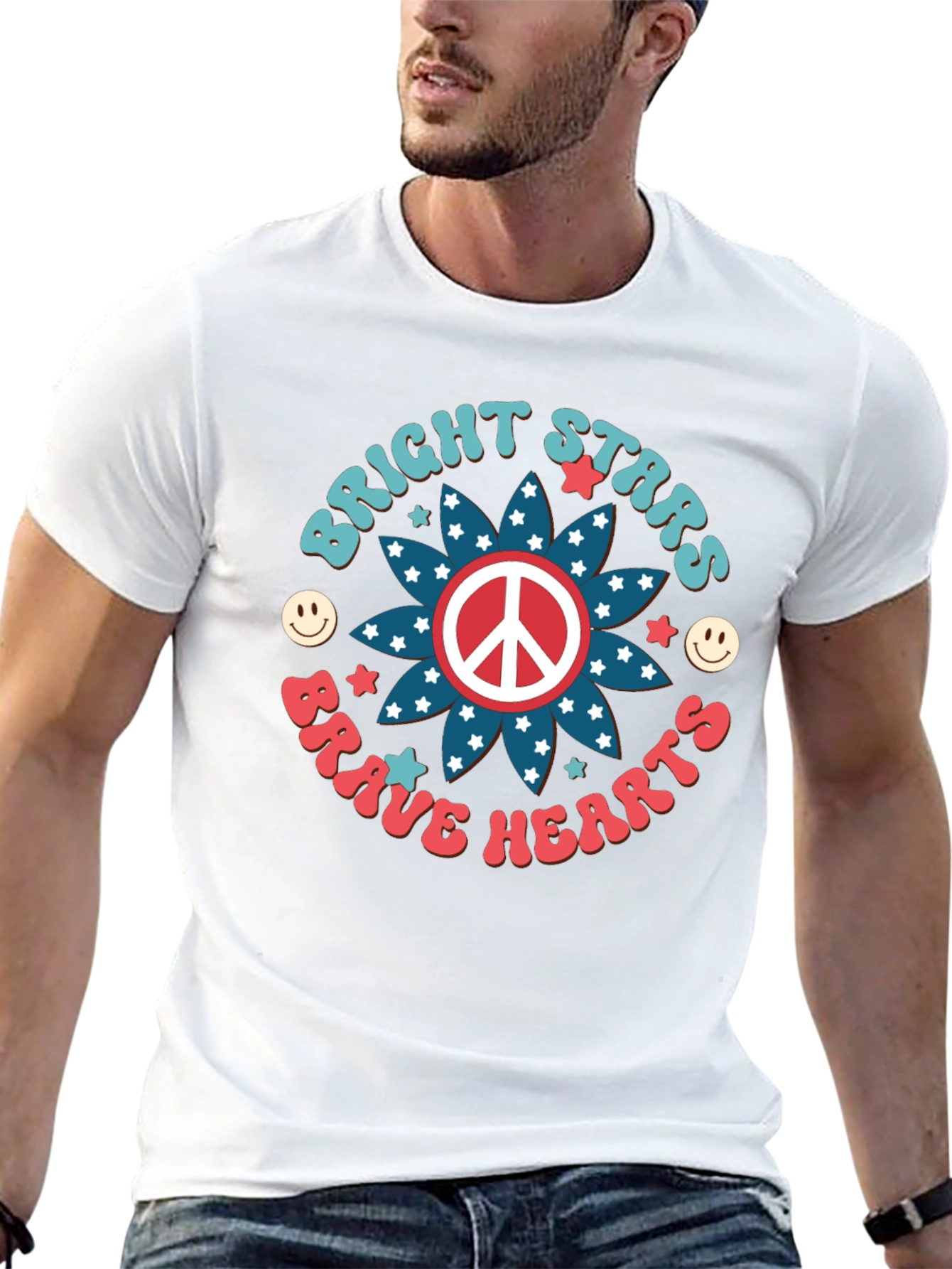 Bright Stars Brave Hearts Graphic Tee