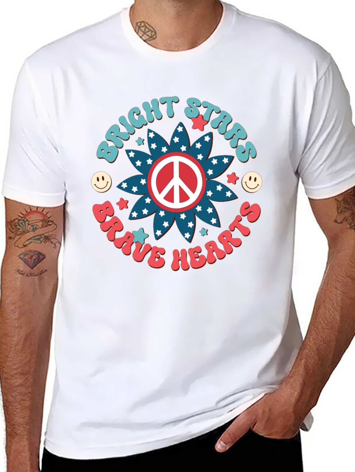 Bright Stars Brave Hearts Graphic Tee