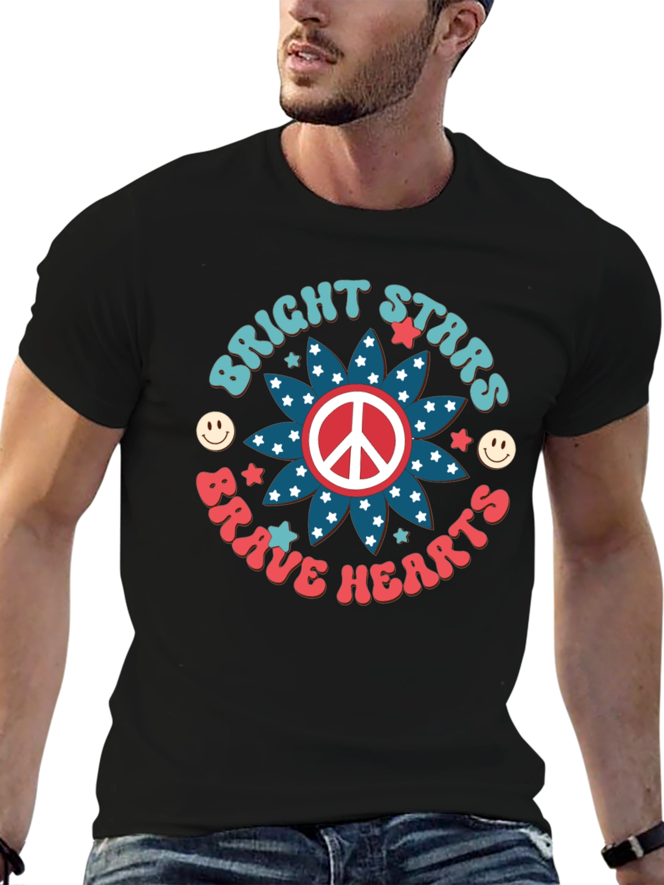 Bright Stars Brave Hearts Graphic Tee