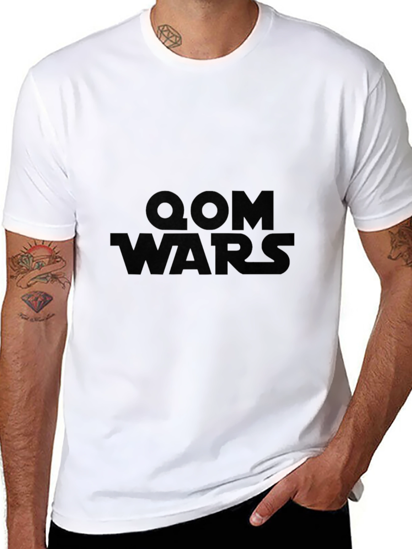 QOM Wars Black T-Shirt