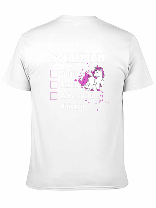 Funny Unicorn T-Shirt - Sorry Im A Beautiful Unicorn