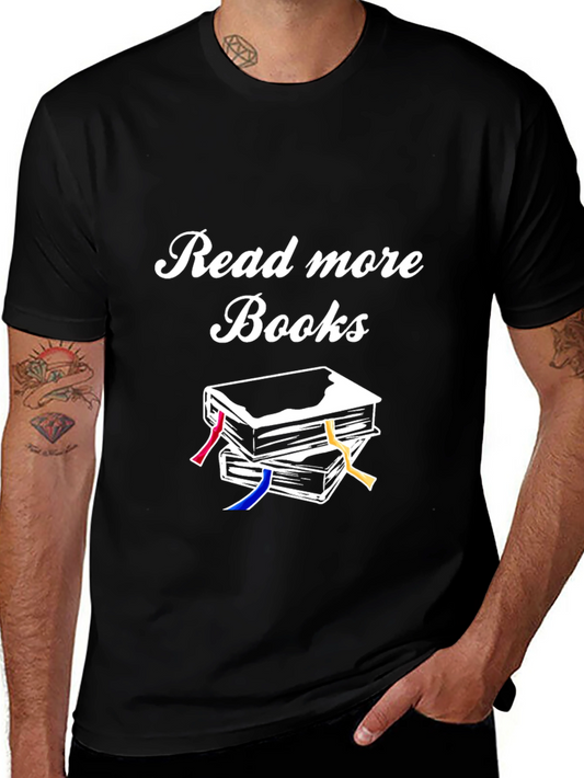Read More Books Black Cotton Tee