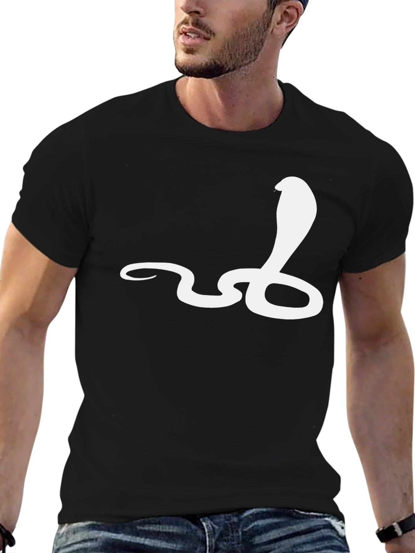 Cobra Graphic Tee - Stylish Snake Design