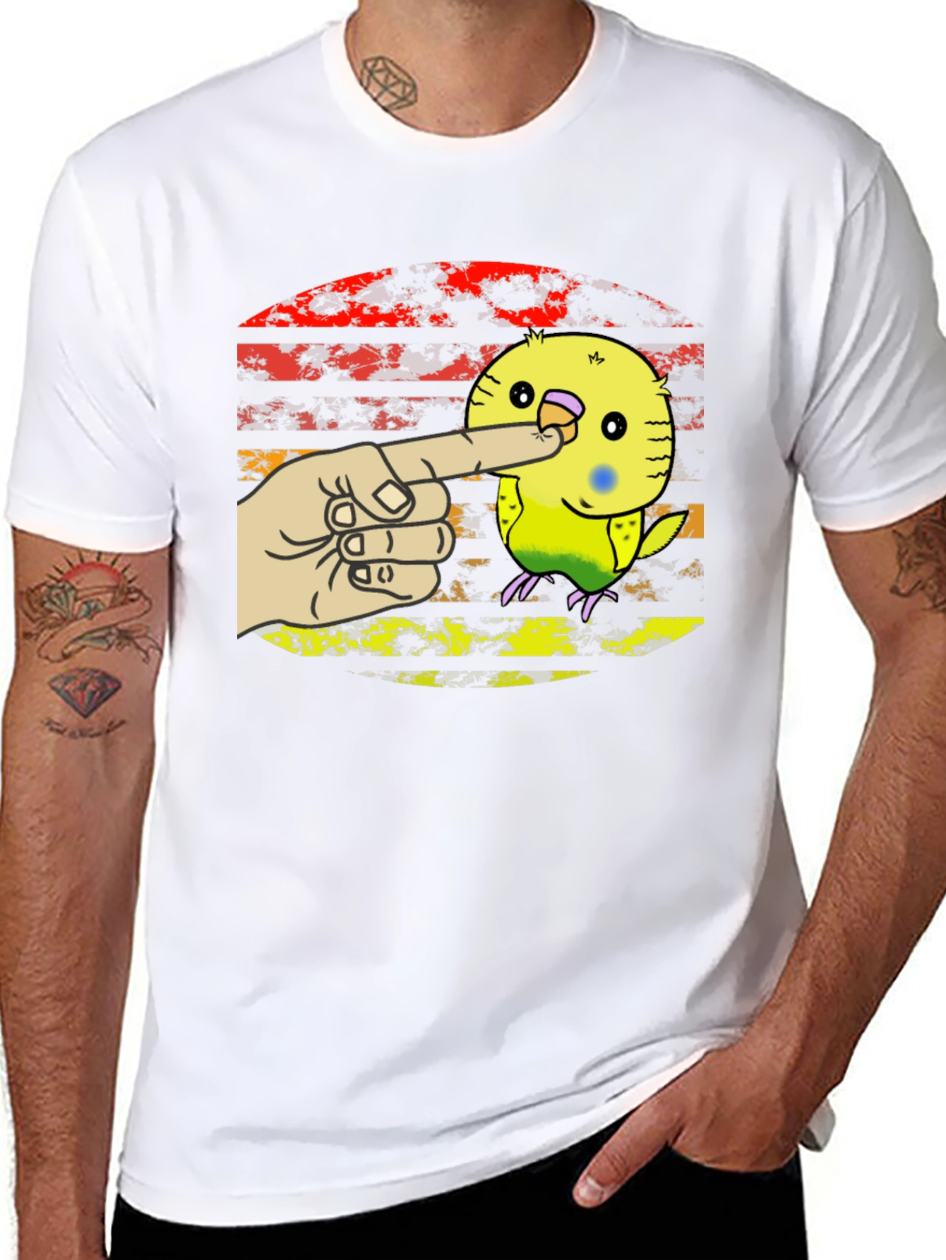 Budgie T-Shirt - Pet Bird Nose Boop Tee