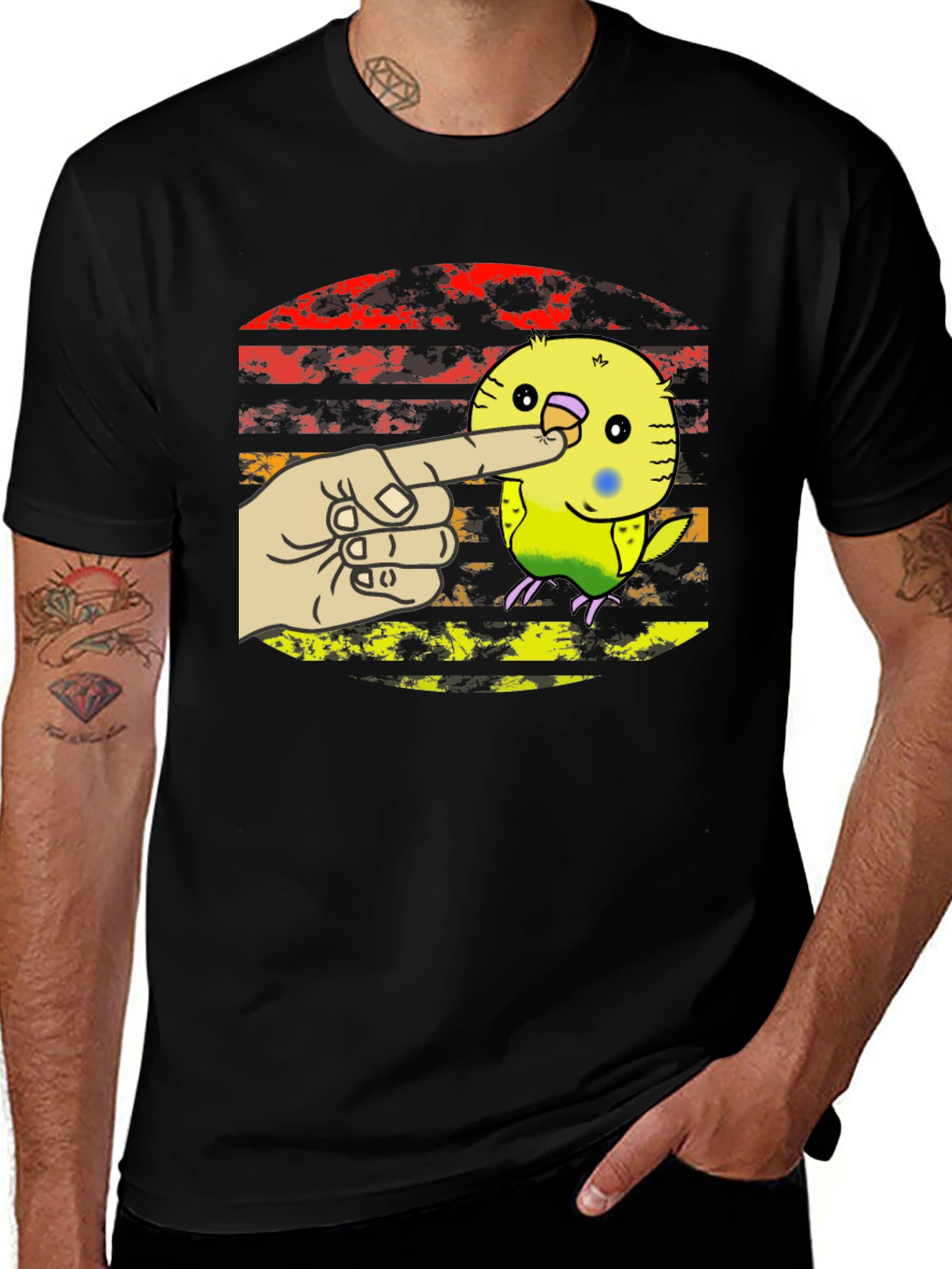 Budgie T-Shirt - Pet Bird Nose Boop Tee