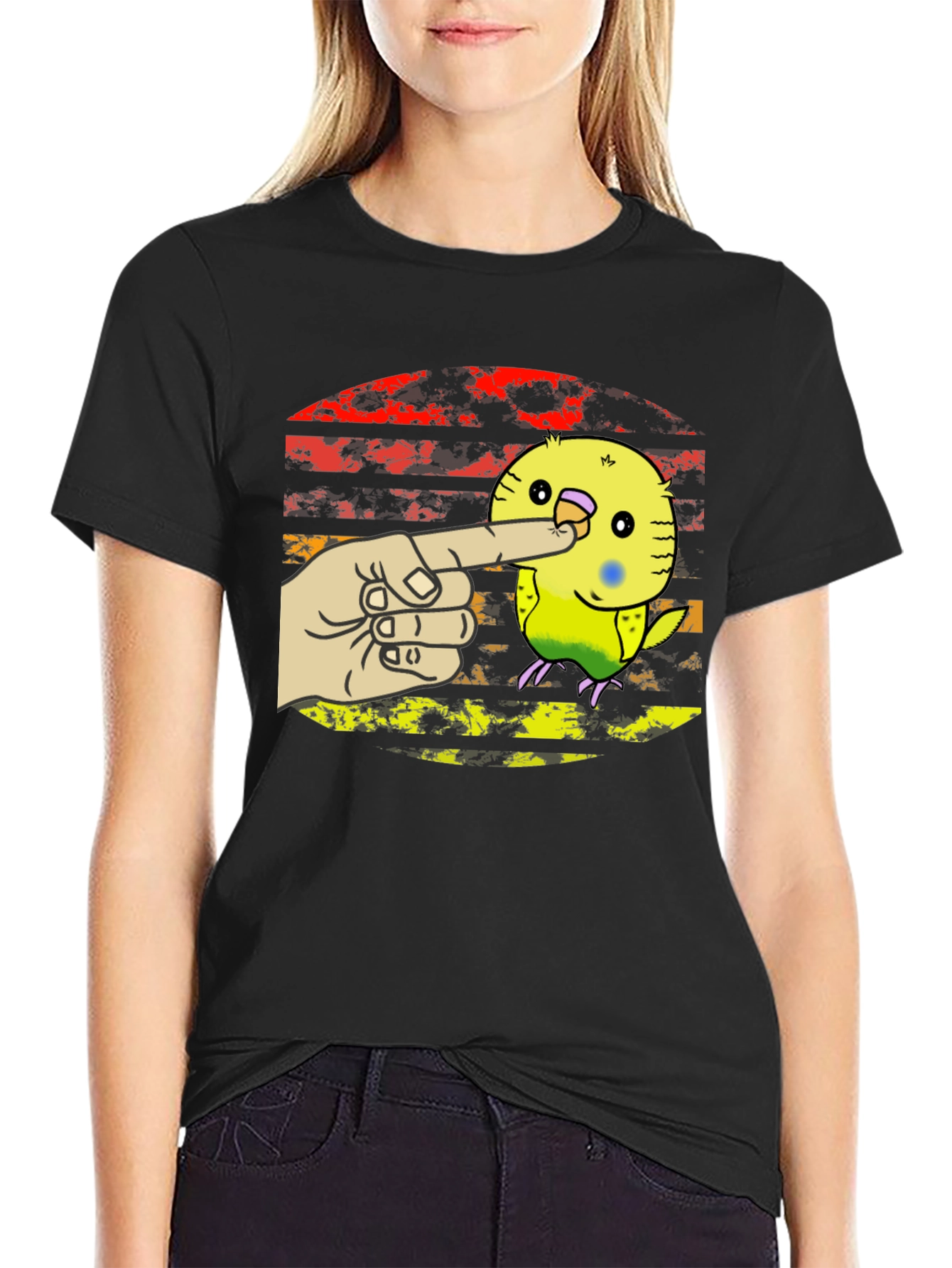 Budgie T-Shirt - Pet Bird Nose Boop Tee