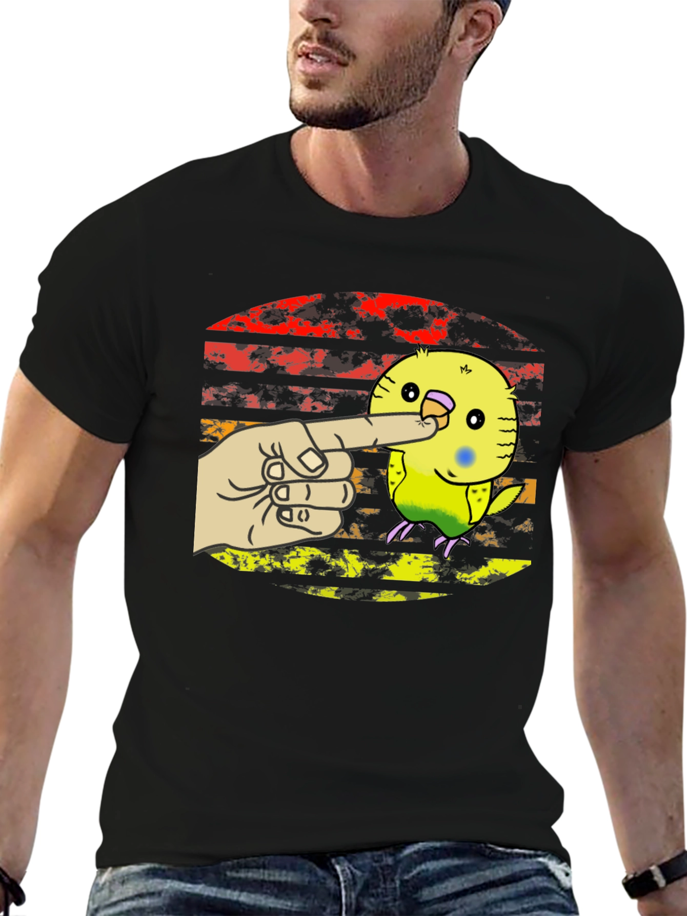 Budgie T-Shirt - Pet Bird Nose Boop Tee