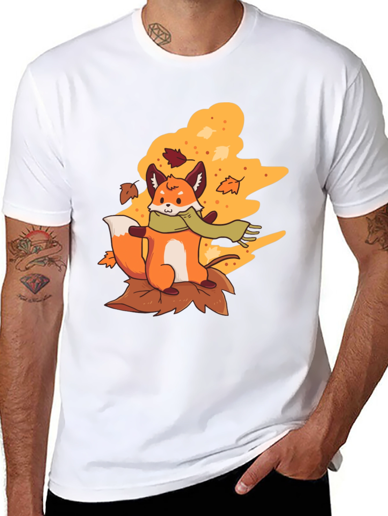 Autumn Fox T-Shirt - Fall Vibes