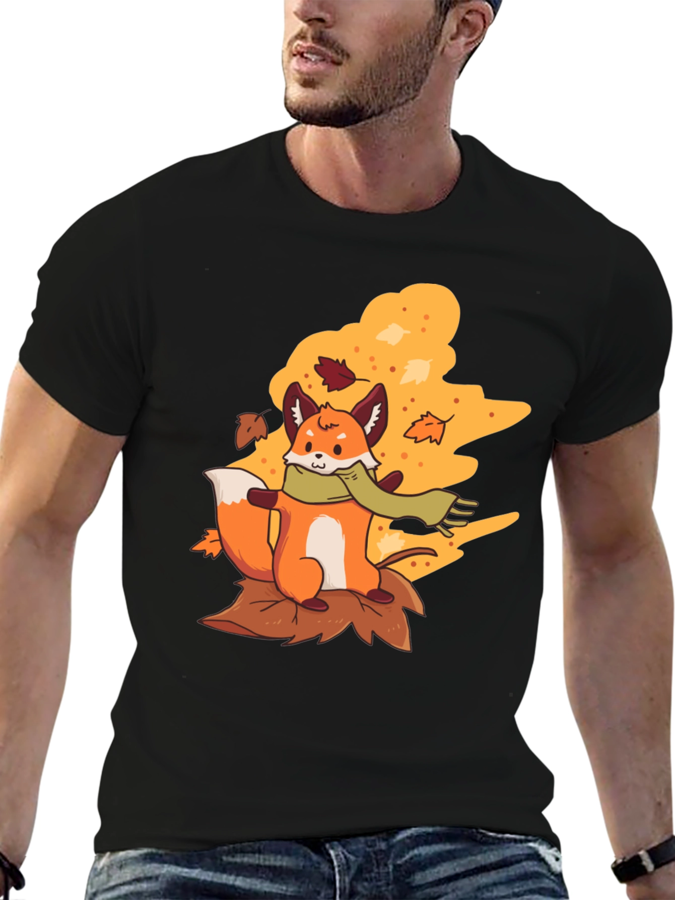 Autumn Fox T-Shirt - Fall Vibes