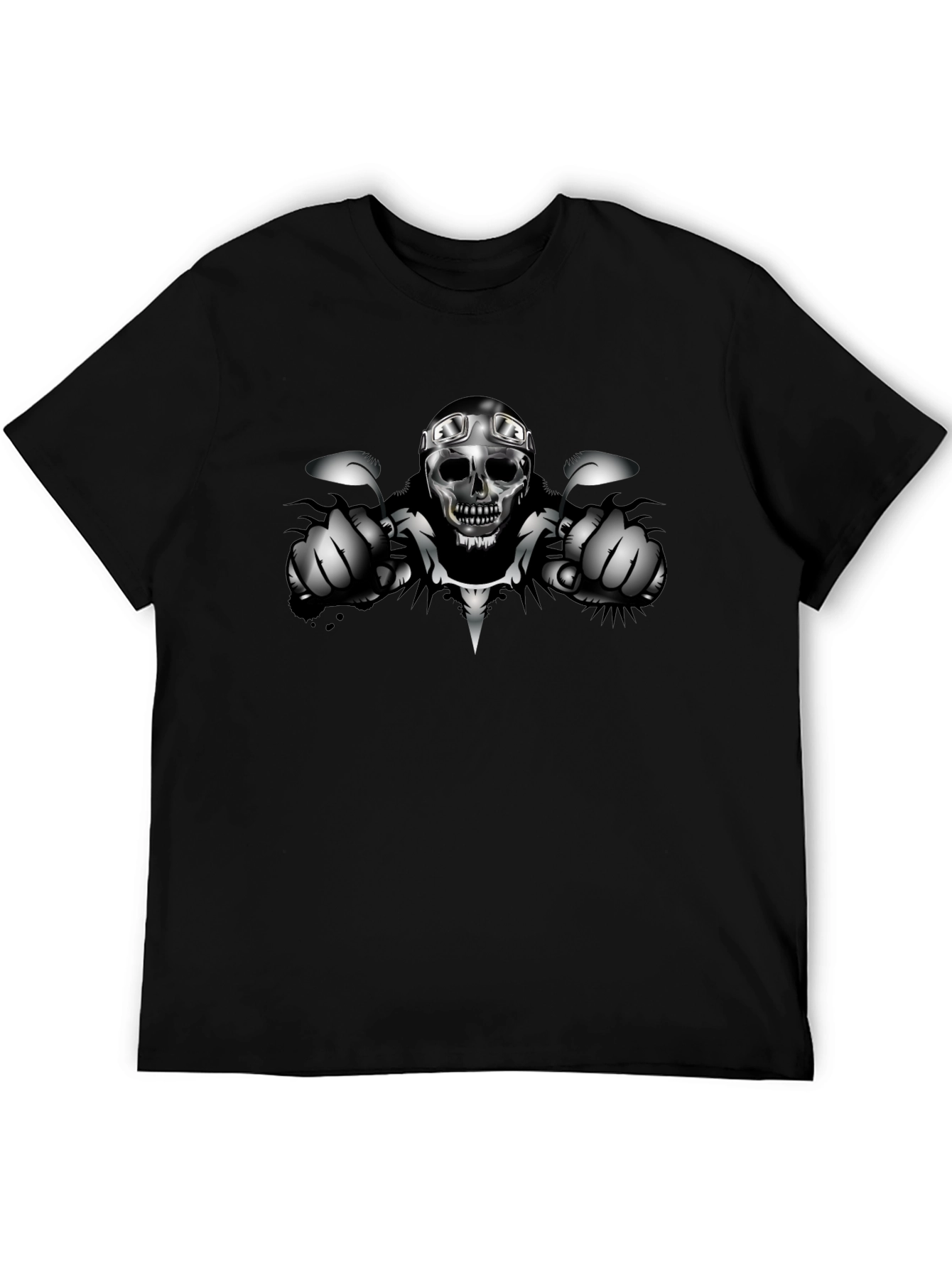 Skull Rider Black T-Shirt