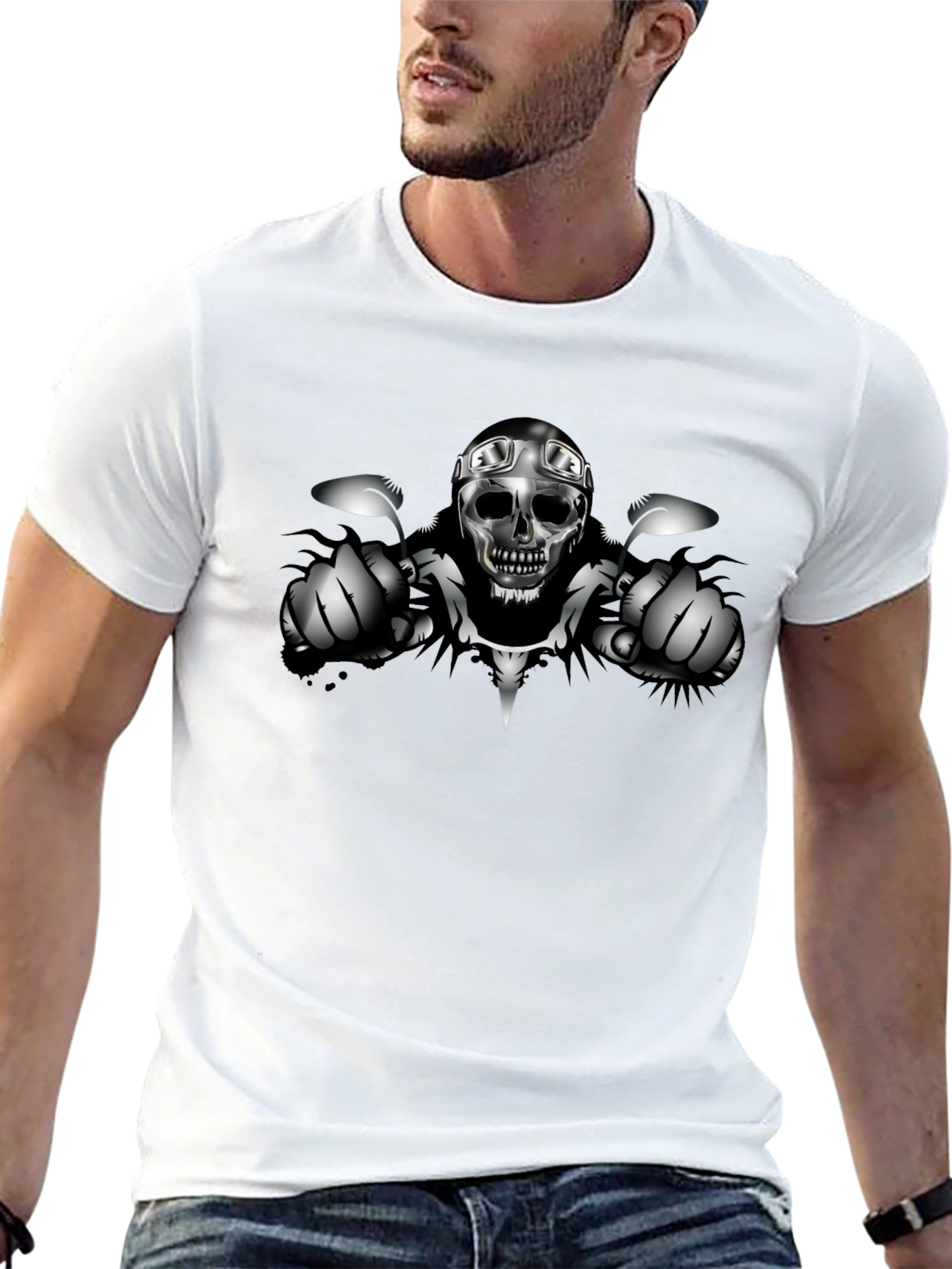 Skull Rider Black T-Shirt