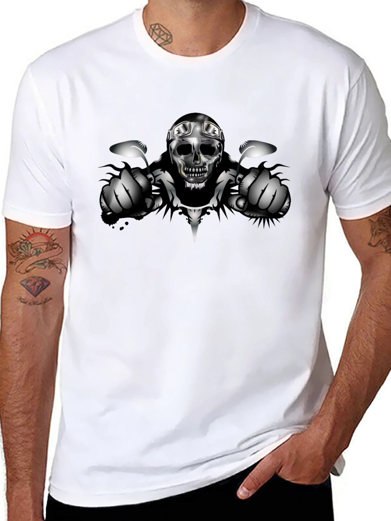Skull Rider Black T-Shirt