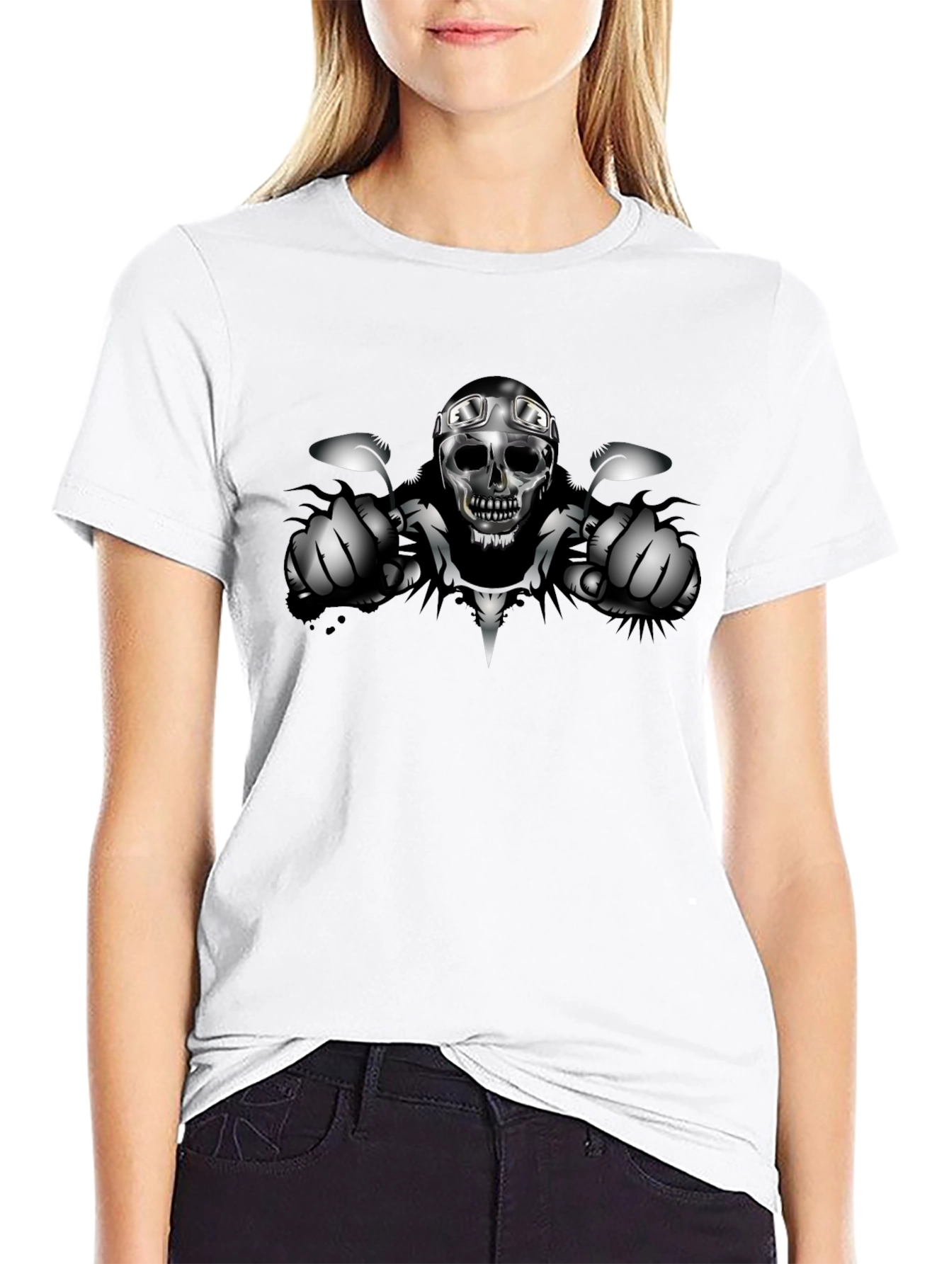 Skull Rider Black T-Shirt