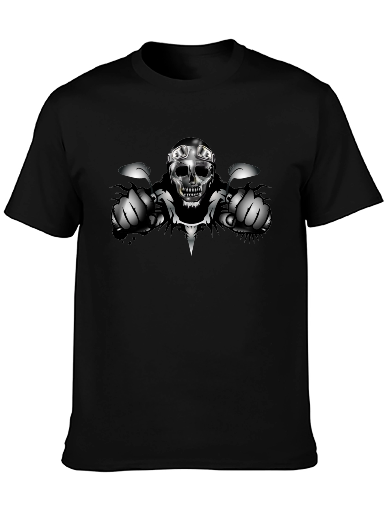 Skull Rider Black T-Shirt