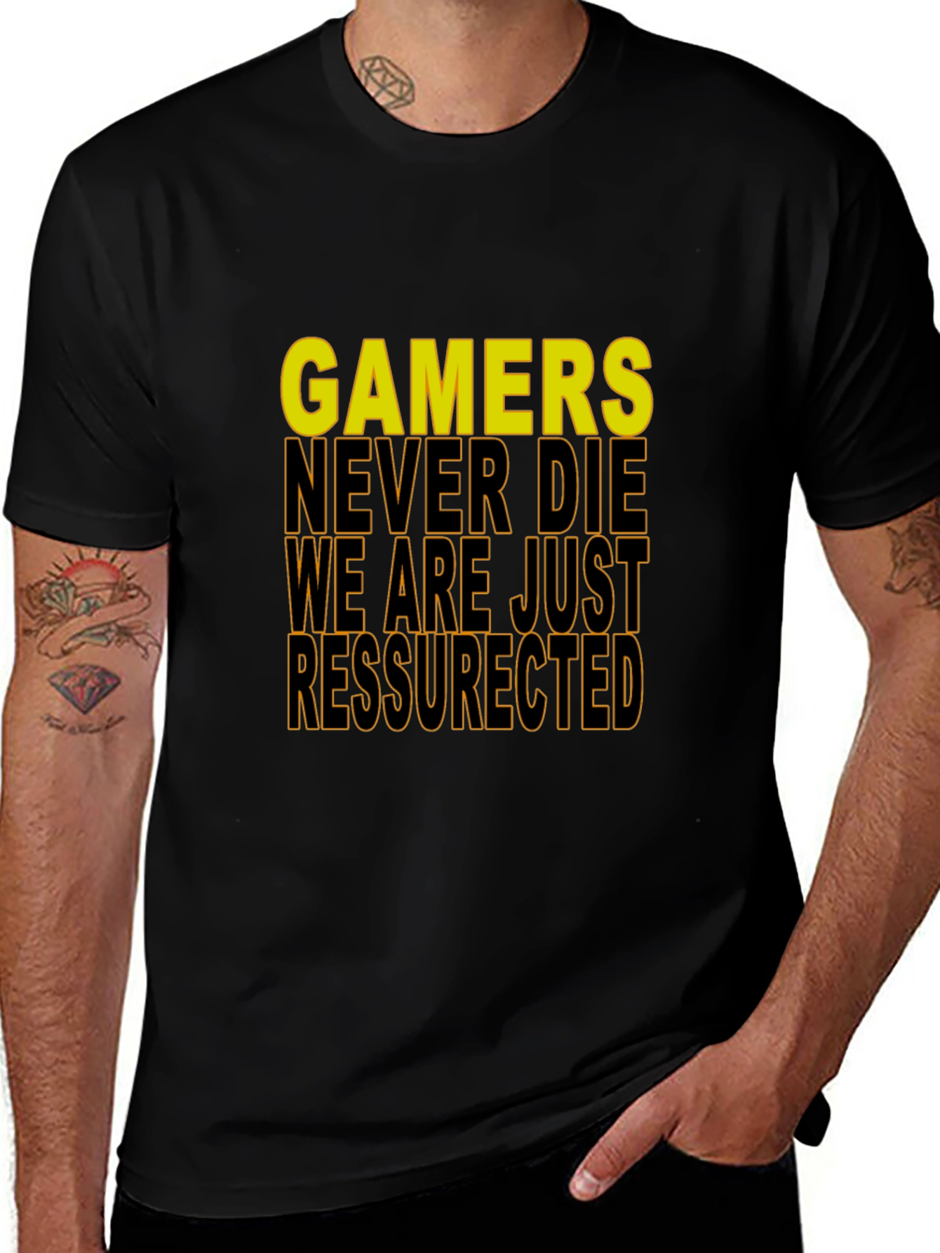 Gamers Never Die T-Shirt - Gamer Apparel