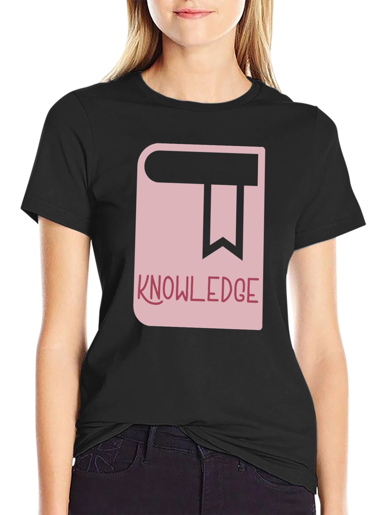 Knowledge Book Graphic T-Shirt