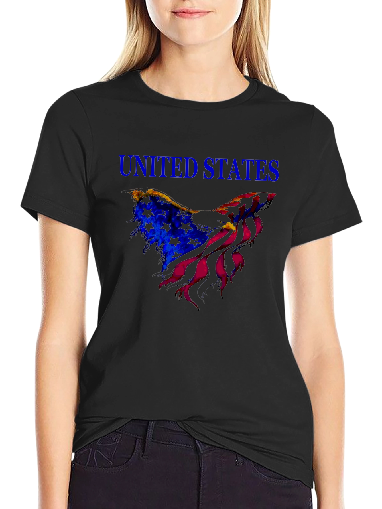 United States Flag Eagle T-Shirt - Patriotic USA Pride